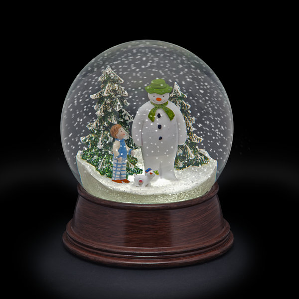 The Seasonal Aisle Snowman & Snowdog Snow Globe Wayfair.co.uk